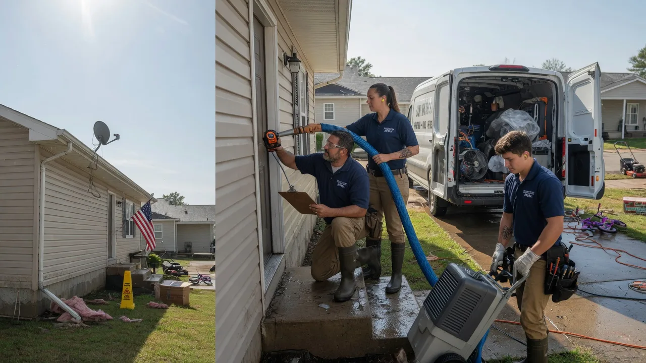 Ceiling Water Damage Restoration in Gueydan, LA near me